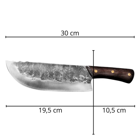 Geschmiedetes Kochmesser aus rostfreiem Stahl, 8 Zoll