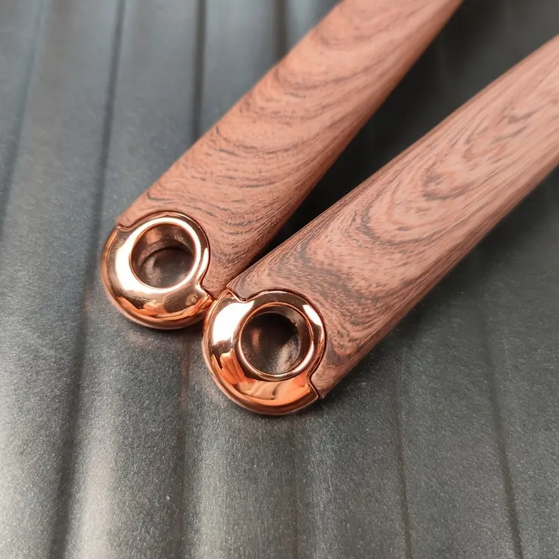Ultra premium silicone utensils with Rose Gold plated handles