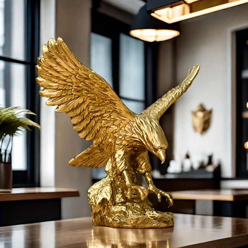 Eagle sculpture 'look beyond the mountains'