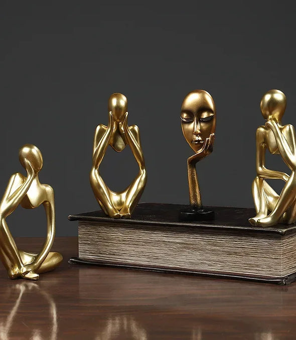 Skulptur „Der Denker“/Sculpture « le penseur »