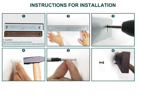 Magnetischer Messerbalken aus Holz/Barre à couteaux magnétique en bois