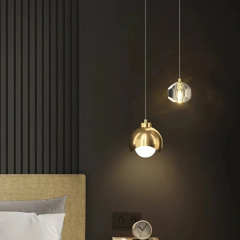 Moderne und elegante Doppelleuchte mit rustikalem Touch/Lampe double moderne et élégante avec une touche rustique