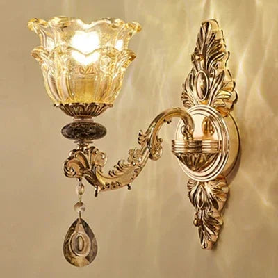 Rustikaler französischer Retro-Kristallleuchter/Lustre en cristal rustique français rétro