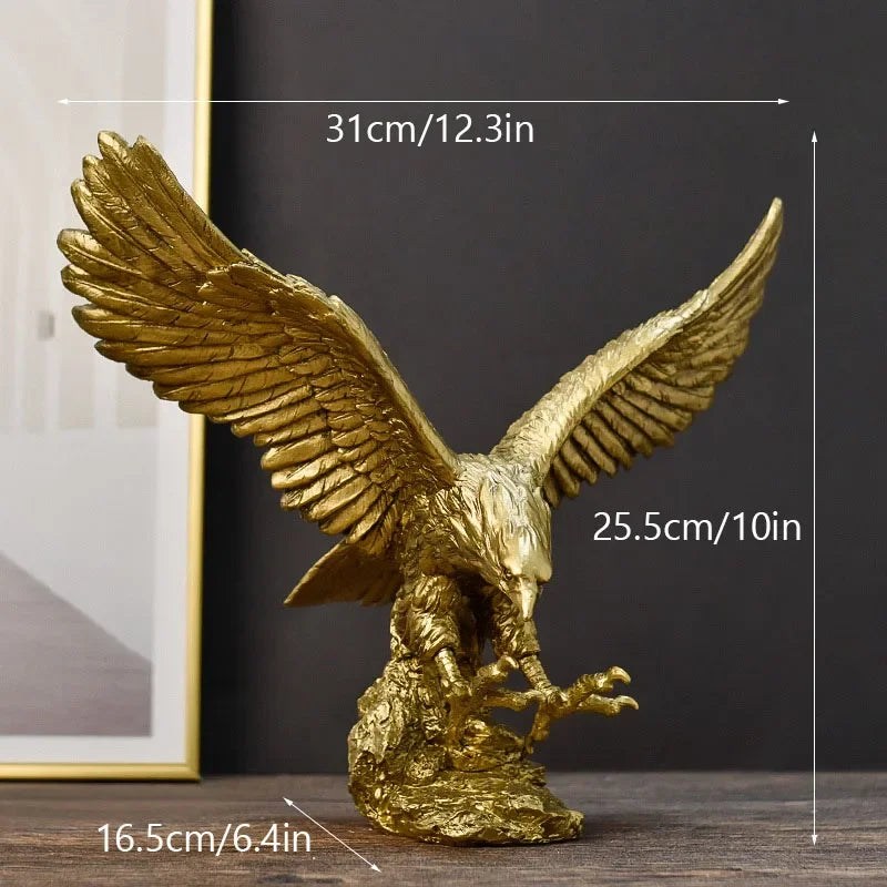 Eagle sculpture 'look beyond the mountains'