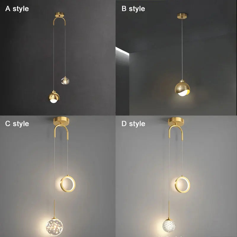 Modern and elegant double lamp with a rustic touch