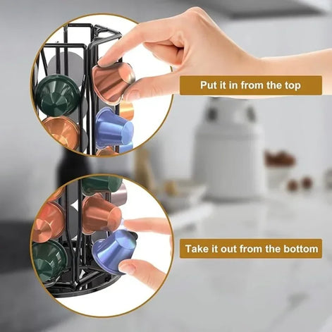 Premium - Kaffeekapselhalter/Porte-capsules de café haut de gamme - Größere Kapazität