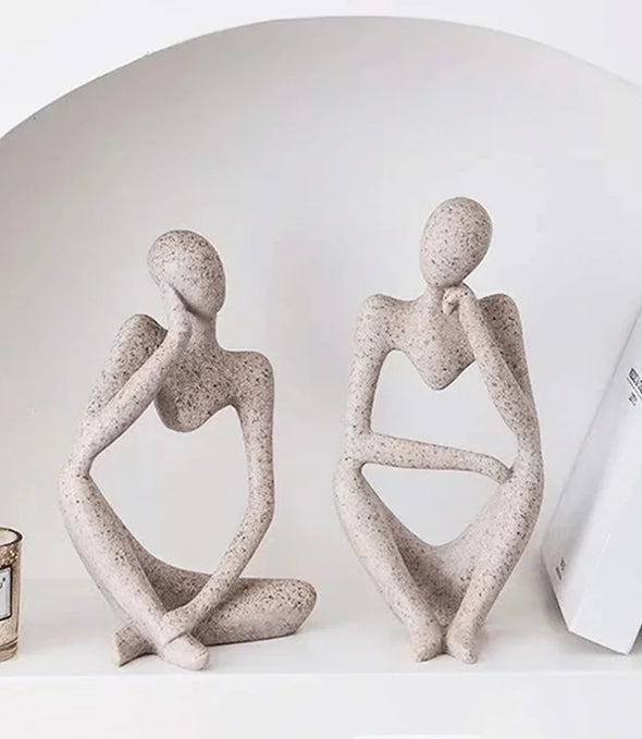 Skulptur „Der Denker“/Sculpture « le penseur »