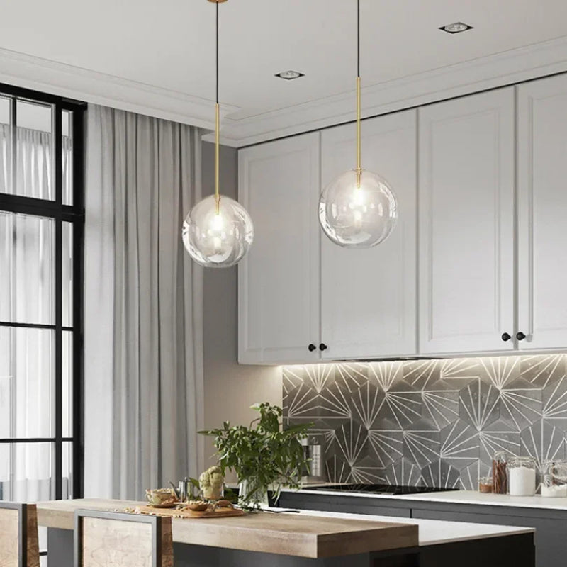Luxury glass ball for lighting