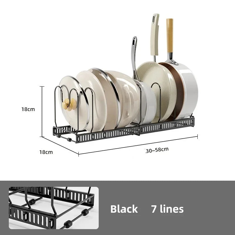 Pot organizer expandable premium