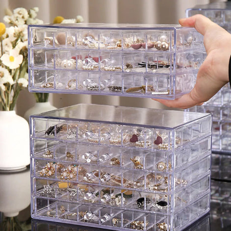 Premium-Organizer für Schmuck, Ringe und mehr/Organisateur haut de gamme pour bijoux, bagues et plus encore