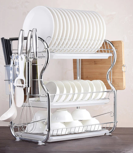 Premium Abtropffläche mit 3 Ebenen/Égouttoir à 3 niveaux de qualité supérieure