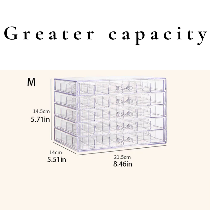 Premium-Organizer für Schmuck, Ringe und mehr/Organisateur haut de gamme pour bijoux, bagues et plus encore