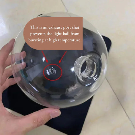 Luxus-Glaskugel zur Beleuchtung/Boule de verre de luxe pour l'éclairage